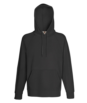 FELPA CAPPUCCIO LEGGERA DONNA ( FRUIT OF THE LOOM ) grafite chiaro